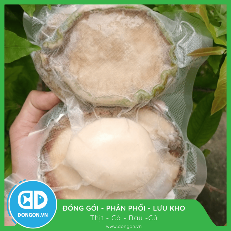 Bào ngư viền xanh đông lạnh, size 300gr up/con, đóng gói hút chân không, bảo quản lạnh, tiện lợi khi sử dụng.